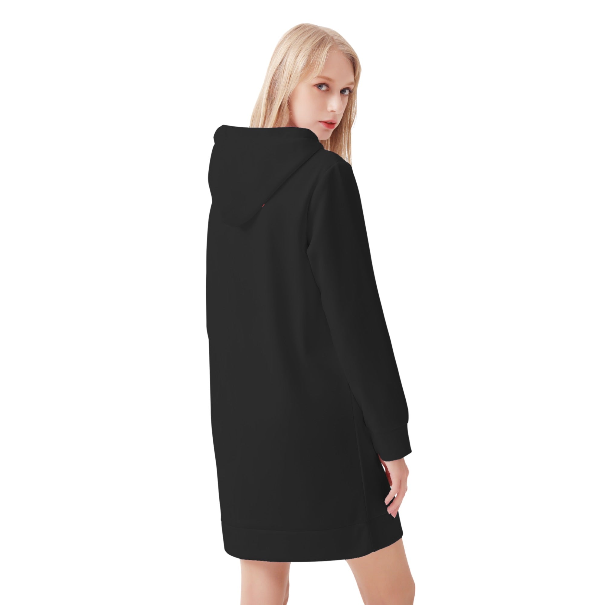 Womens Hoodie Dress Black – TEAM SBM